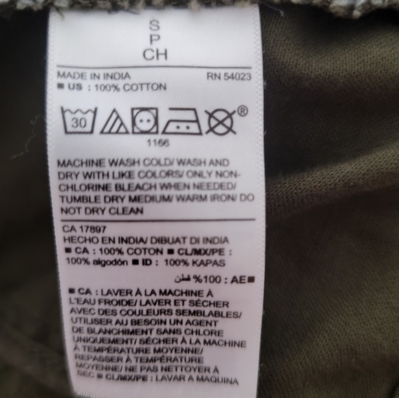 OLD Navy Army Green Hooded Utility Jacket Size S - Picture 7 of 7